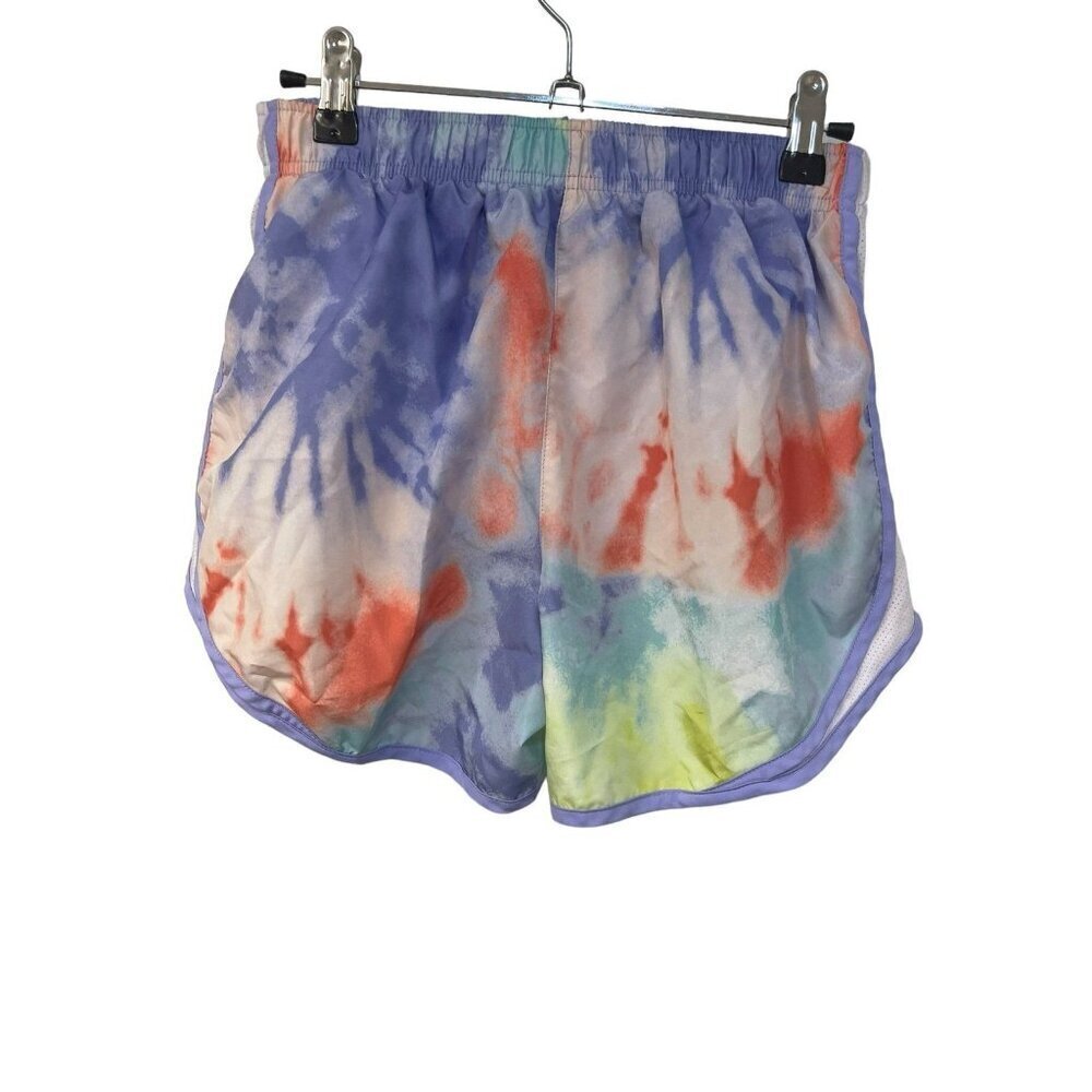 NIKE TEMPO Dri-Fit Women's Purple Tie Dye Print Running SHORTS Size Small - Picture 5 of 5